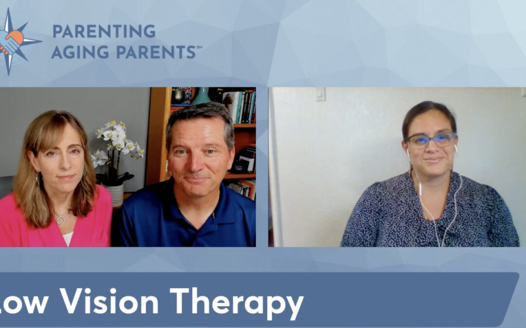 How to help a parent with low vision