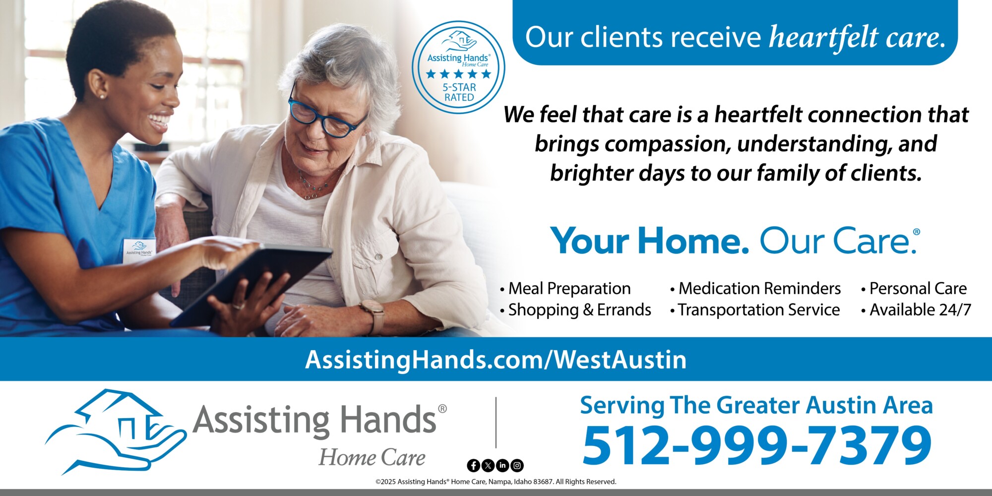 Assisting Hands West Austin Ad